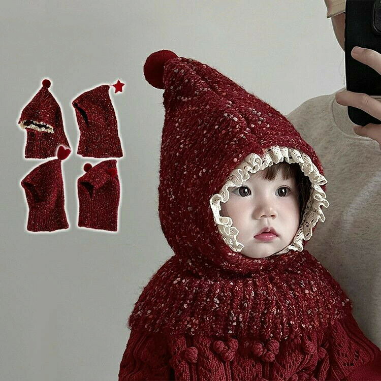 商品説明 商品名 ★柔らかくて肌触りもいい、いつでもどこでもぽかぽか ★帽子とネックウォーマーが一体化したのデザインで、冷たい空気から顔全体を守ります。 ★可愛いのデザインなので、コーディネートしやすい、どんなスタイルにも合わせることが出来ます。 ★通園などの日常着用やアウトドア、ハイキング、旅行、キャンプなどに最適です。 素材:ニット 生産国:中国 サイズ:44~50cm（約10ヶ月~5歳） セット内容:バラクラバ 注意 PC環境・光の具合により、色や素材のイメージが写真と若干異なる場合がございます。 モデル・写真に使用されているアクセサリー・小物は別途記載が無い限り付属いたしません。 商品に不良があった場合は、商品到着から5日以内にご連絡いただければご返金・交換対応させて頂きます。 商品のサイズは、全て平置きにて外寸を測定しております。 商品によっては+-0.5cm〜1cmの誤差が発生してしまう場合がございます。 該当商品は他店と在庫共有です。タイミングにより、在庫ズレが生じる場合がございます。予めご了承ください。