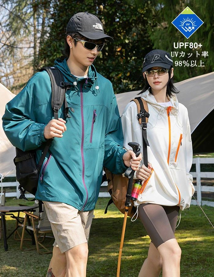 日焼け止め服 メンズ ラッシュガード レディース uvカット パーカー 男女兼用 防晒...