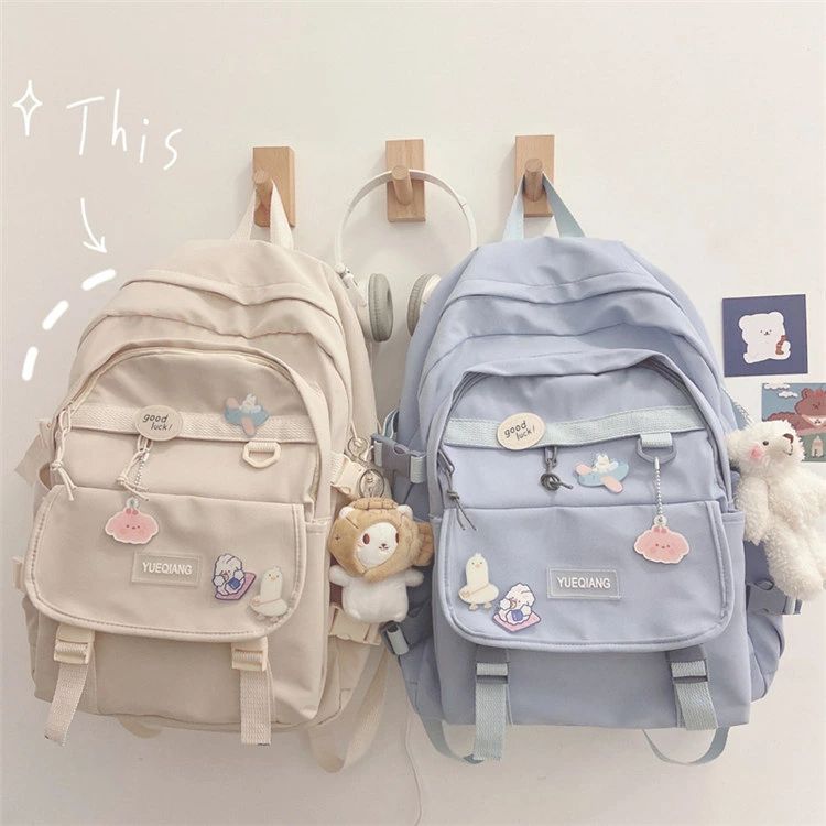 Rakuten - 女子リュック バックパック 通学リュック オシャレ 女の子 通勤リュック カバン スクールバッグ 中学生 高校生 大学生 アウトドア 可愛い 大容量 多収納 収納力 便利 軽い 入学式 出張 大人 学園
