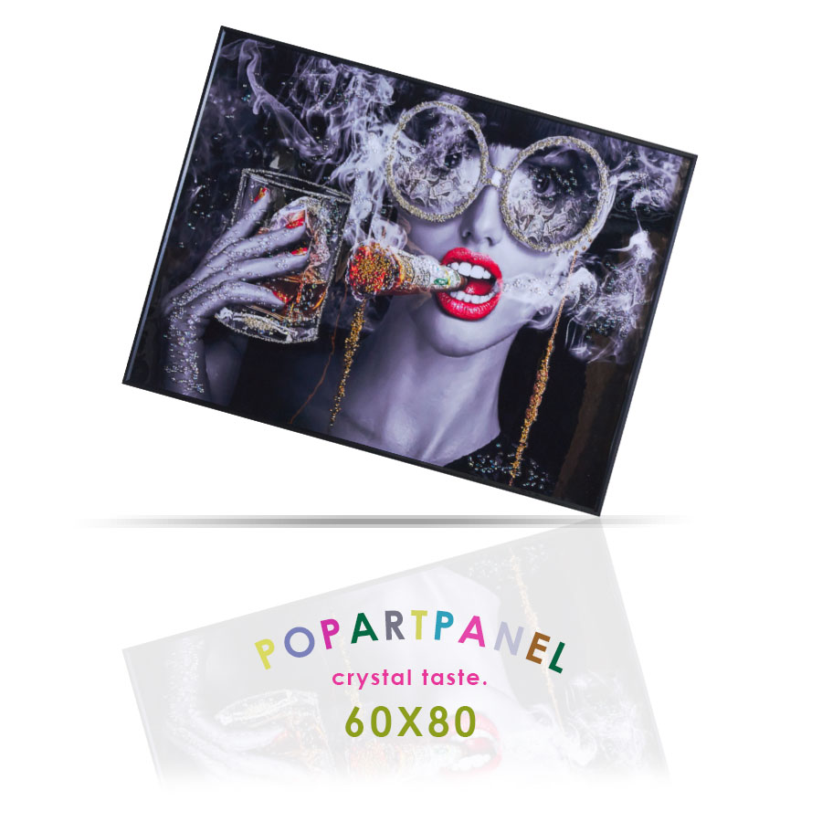 デコレーションポスター アートポスター 水晶絵調 アートパネル 写真 フレーム付き 60×80cm ポスター ポップアート 壁掛け アートフレーム 絵画 額付き かっこいい モダン おしゃれ ポップ デコレーション 映える