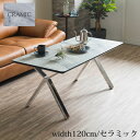 10%offクーポン配布中 センターテーブル 120cm セラミック天板 メッキ脚 リビングテーブル ローテーブル 幅120 セラミック クロムメッキ 石目調 石目柄 おしゃれ モダン スタイリッシュ 高級感 奥行60cm 高さ50cm お手入れ簡単 耐久性 個性的 美しい