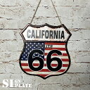 期間限定ポイント10倍 サインプレート アメリカン ルート66 ROUTE66 ウェルカム WELCOME メタル 車庫 看板 レトロ ダイナー ヴィンテージ ...
