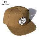 BRIXTON CAP ブリクストン キャップ OATH III SNAPBACK メンズ 帽子 フラットバイザー 6パネル /brix552