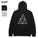 【在庫処分】HUF ハフ パーカー Essentials Triple Triangle Pullover Hoodie トリプルトライアングル メンズ　トップス ロゴスウェット /HUF55
