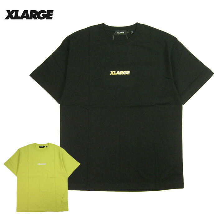 XLARGE エクストララージ Tシャツ S/S TEE STANDARD LOGO (ラバーパッチ)メンズ ロゴ トップス 半袖 tシャツメール便対応可/XL57