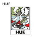 HUF BURNING AWAY STICKER ハフ ステッカー ストリート デコシール HUF309