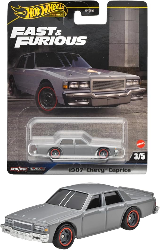乐天商城 - 【訳あり】ホットウィール(Hot Wheels) ワイルド・スピード - 1987 シェビー カプリス 乗り物おもちゃ ミニカー 3歳から グレー HRT98
