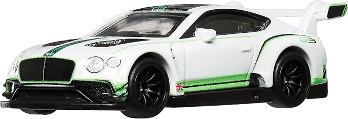 乐天商城 - 【訳あり】ホットウィール(Hot Wheels) カーカルチャー レースデイ 2018 ベントレー コンチネンタル GT3 乗り物おもちゃ ミニカー 3歳から ホワイト HRV93