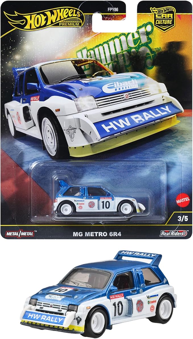 RV・SUV - 【訳あり】ホットウィール(Hot Wheels) カーカルチャー ハンマードロップ MG メトロ 6R4 乗り物おもちゃ ミニカー 3歳から ブルー HRW09