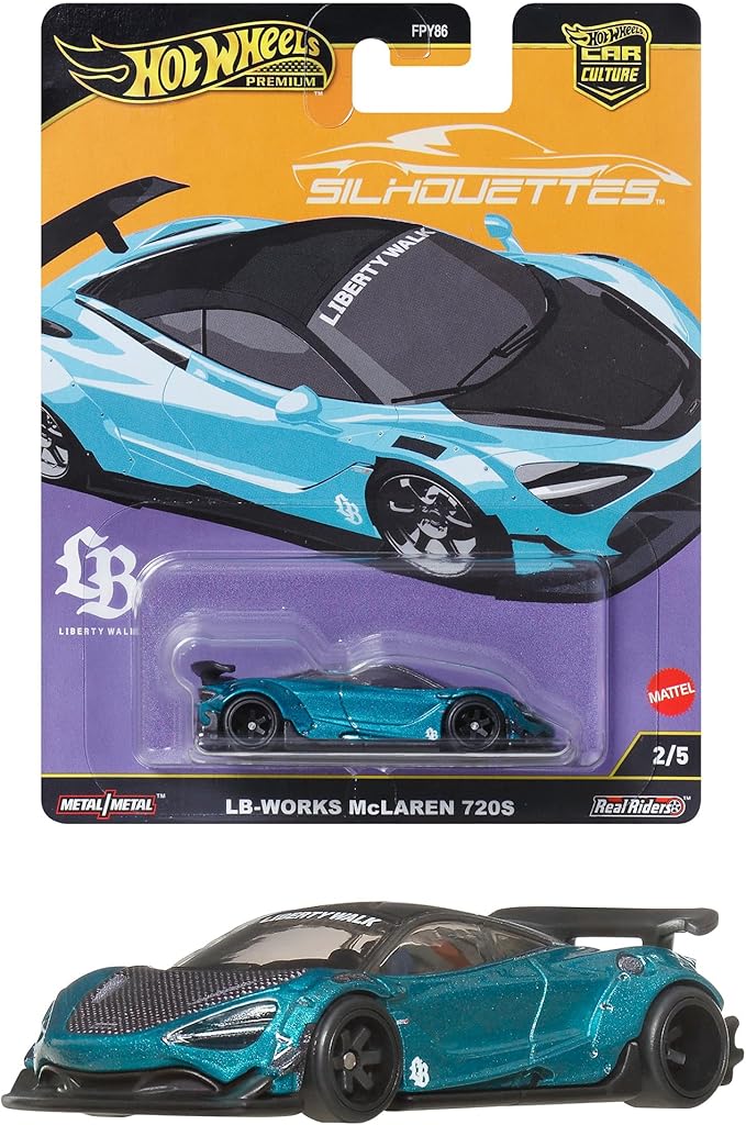 乐天商城 - 【訳あり】ホットウィール(Hot Wheels) カーカルチャー シルエット リバティワークス マクラーレン 720S 乗り物おもちゃ ミニカー 3歳から グリーン JBK47