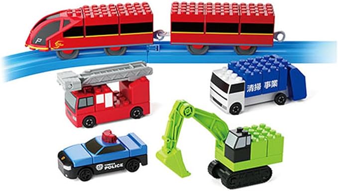 【訳あり】タカラトミー トミカ・プラレールブロック エントリーセット おもちゃ 3歳以上