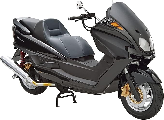 乐天商城 - 【訳あり】青島文化教材社(AOSHIMA) 1/12 ザ・バイクシリーズ No.27 ヤマハ SG03J マジェスティC 2006 カスタムパーツ付 プラモデル