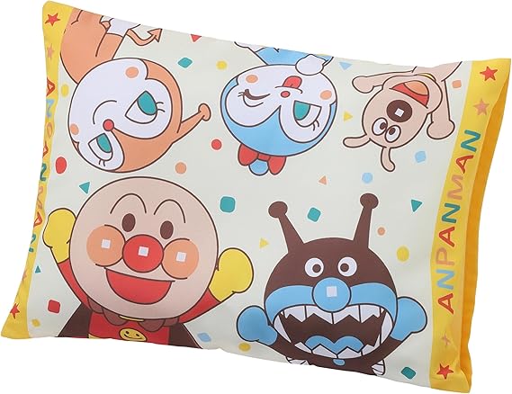 乐天商城 - 【訳あり】nishikawa 【 西川 】 アンパンマン こども用 枕 37X27cm 洗える 取り外せるカバー付き お子さまの頭にフィット 子供用 クリーム LH63122070