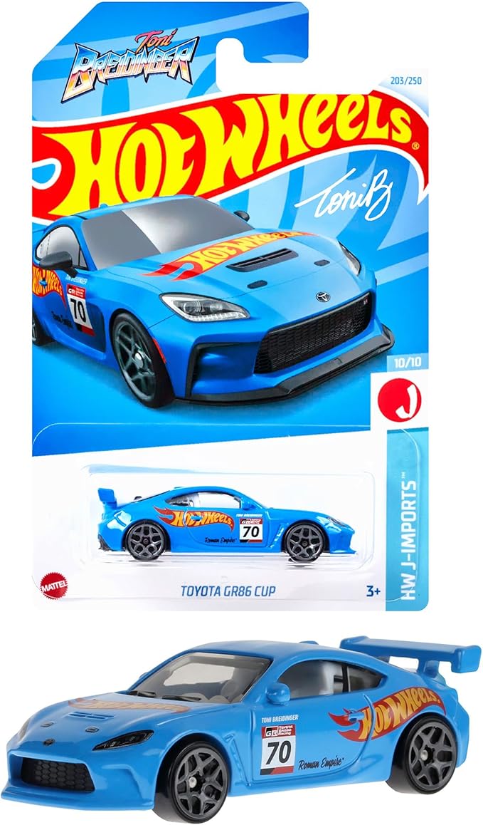乐天商城 - 【訳あり】ホットウィール(Hot Wheels) ベーシックカー トヨタ GR86 カップ 乗り物おもちゃ ミニカー 3歳から ブルー HXR12