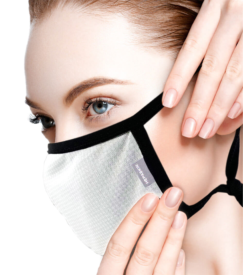 【ポイント10倍】HEPASKIN 4D Stretch Cool Mask ヘパスキン 4D ストレッチクールマスク【ホワイト】のサムネイル