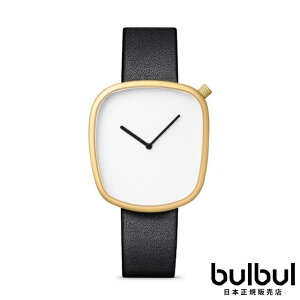 商品画像：BeyondCool?ビヨンクールで人気のブルブル 腕時計 ぺブル ゴールド ブラック bulbul PEBBLE GOLD BLACK