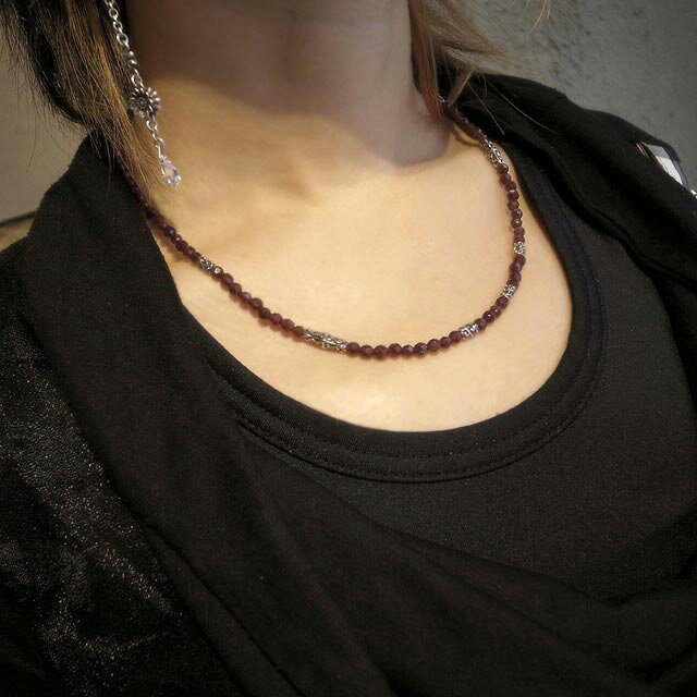 【ポイント5倍！マラソン限定】[公式] ブラッディマリー リリーフ ネックレス スモーキークォーツ 60cm メンズ レディース アクセサリー ジュエリー Bloody Mary 3