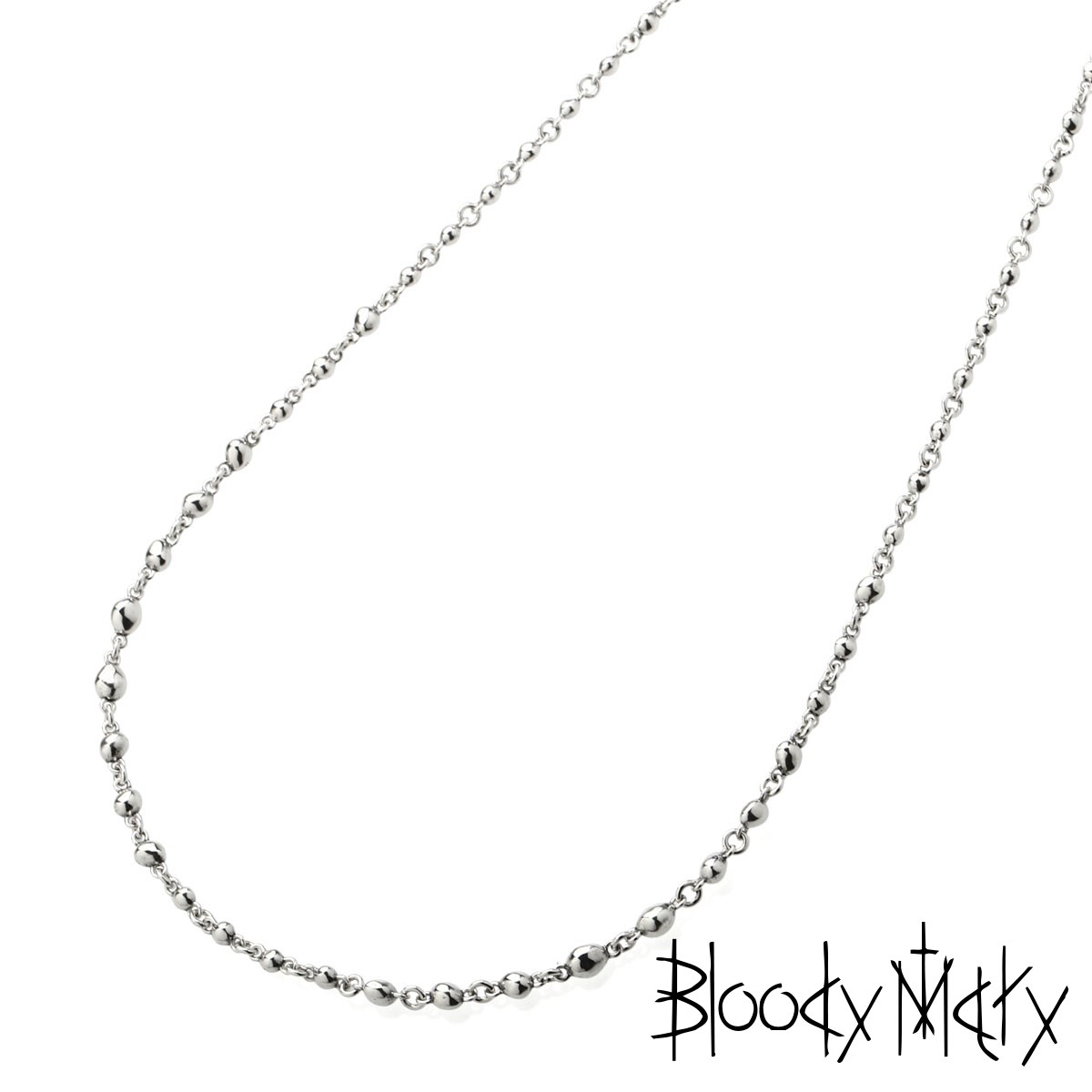 【ブラックフライデー★ポイント3倍】[公式] ブラッディマリー レインドロップ ネックレス 雨粒 50cm メ..