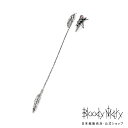 ブラッディマリー 【2025石カスタム】ネイビーピアス -青鳥- w/ピンクトルマリン / ピンクサファイア メンズ レディース アクセサリー ジュエリー Bl...