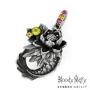 【ポイント3倍★お買い物マラソン限定】ブラッディマリー 【2025石カスタム】ロータスヘッドペンダント -蓮魚- w/ペリドット / イエローベリル / ピンク...