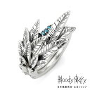 ブラッディマリー カナリアリング -青鳥- w/ブルーダイヤモンド メンズ レディース アクセサリー ジュエリー Bloody Mary