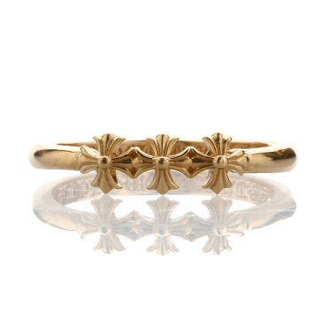 クロムハーツ【Chrome Hearts】K22 バブルガムリング w/3 CHプラス 22K