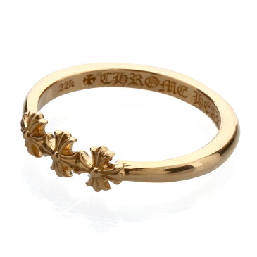 クロムハーツ【Chrome Hearts】K22 バブルガムリング w/3 CHプラス 22K