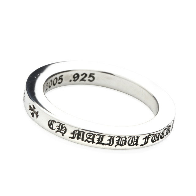 クロムハーツ【Chrome Hearts】スペーサー リング 3mm CH マリブ Fuck you メンズ レディース クロム ブランド シルバー アクセ ギフト プレゼントのサムネイル