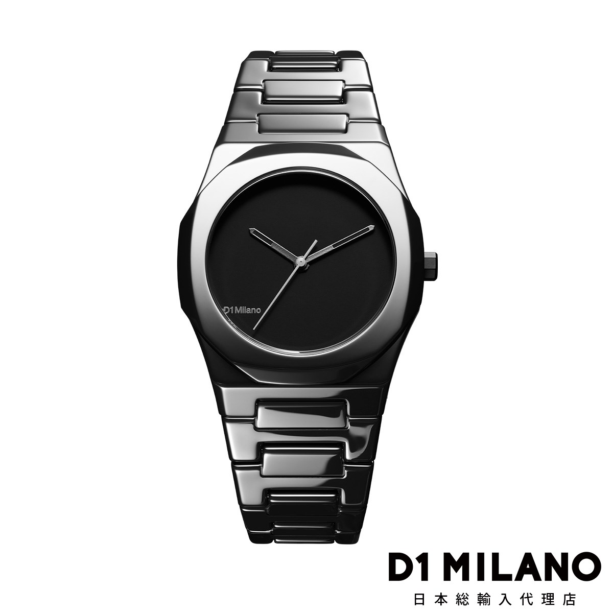 D1 MILANO ディーワンミラノ セラミカ - ピュアブラック メンズ ウォッチ