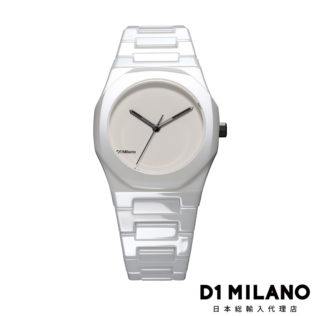 D1 MILANO ディーワンミラノ セラミカ - ピュアホワイト メンズ ウォッチ