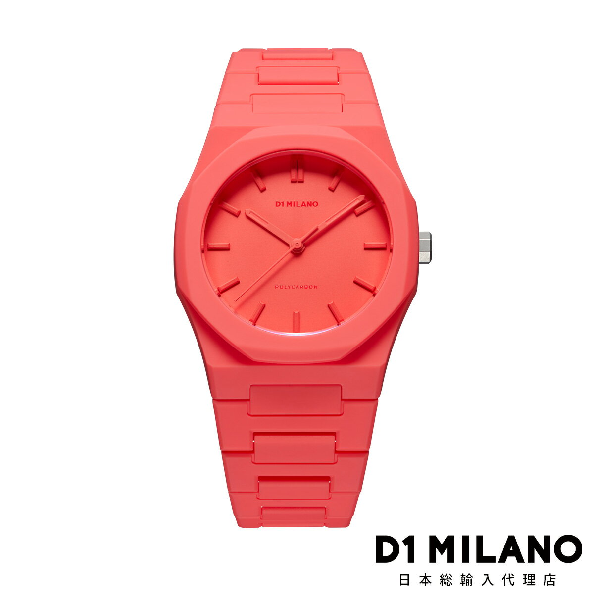 ディーワンミラノ ポリカーボン - コーラル メンズ ウォッチ D1 MILANO skhb