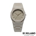 【ポイント3倍★お買い物マラソン限定】ディーワンミラノ ポリカーボン - エクリュ メンズ ウォッチ D1 MILANO skhb