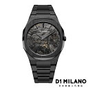 【ポイント5倍!楽天スーパーSALE】ディーワンミラノ ウルトラ シン - ブラックDLC メンズ ウォッチ D1 MILANO