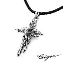 ジゴロウ クレストパスペンダント w/クリプトレザー メンズ レディース シルバー アクセサリー ジュエリー GIGOR