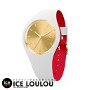 アイスウォッチ ICE loulou ホワイト ゴールド シック ミディアム メンズ レディース ウォッチ ICE-WATCH アイス ルル 腕時計 贈り物 プレゼント 祝い アイス skhb