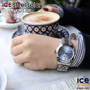 【GW限定セール!最大50%OFF】アイスウォッチ ICE steel - シルバーライトブルー - スモール - ソーラー3H レディース ウォッチ ICE-...