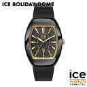 アイスウォッチ ICE boliday - Dome - Black glitter gold - Small レディース メンズ ウォッチ ICE-WATCH