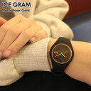 【ポイント3倍!お買い物マラソン限定】アイスウォッチ ICE glam - ブラックローズゴールド レディース ウォッチ ICE-WATCH