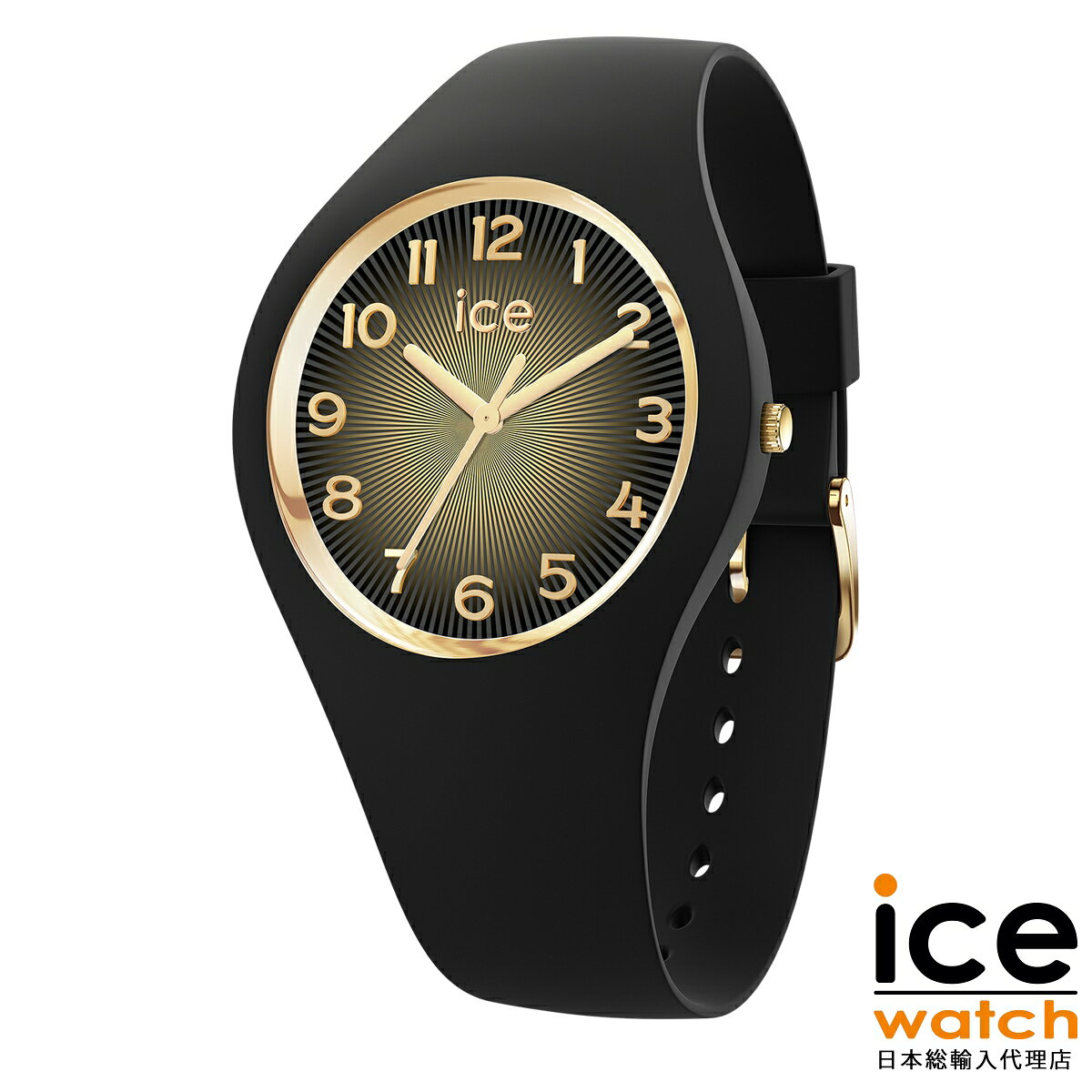 【ブラックフライデー★ポイント3倍】アイスウォッチ ICE champagne ブラックゴールドシェード アイス シャンパン シャンパーニュ レディース ウォッチ ICE-WATCH