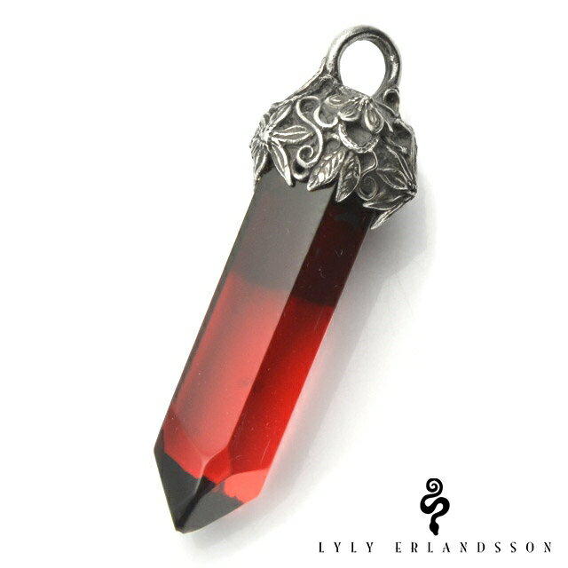 リリー エルランドソン【LYLY ERLANDSSON】the GHOST/male ゴースト ペンダント/メール/レッド