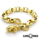 【P最大10倍★5/7 14:00まで】ロンワンズ LONE ONES K22 シルクリンクブレスレット M ロング（19 シルクリンク） 日本正規輸入販売代理店 ゴールド アクセサリー ジュエリー ギフト プレゼント 贈り物 レディース メンズ 男性 女性