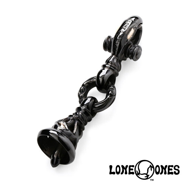 ロンワンズ クレーンベル キークラスプ S w/ ブラックコーティング w/ K18ローズゴールド アイズ (クラスプ & ベル) LONE ONES