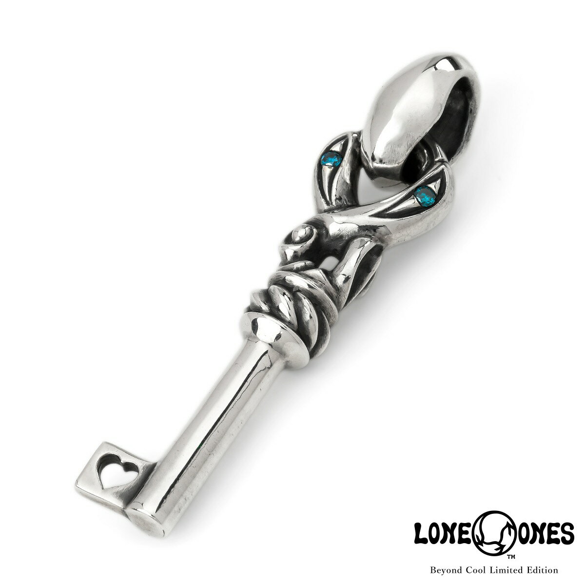 【ブラックフライデー★ポイント3倍】ロンワンズ LONE ONES クレーンキーペンダント M w/シルクリンク/ブルーダイヤモンド 日本正規輸入販売代理店 ジ...