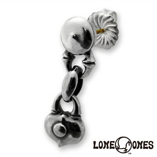 ロンワンズ LONE ONES “K＆F”[キス]リンクイヤリングw/ハートロック[ラブロケット] ピアス 日本正規輸入販売代理店 シルバーアクセサリー シルバー925 ギフト プレゼント 贈り物 レディース メンズ 男性 女性 ict