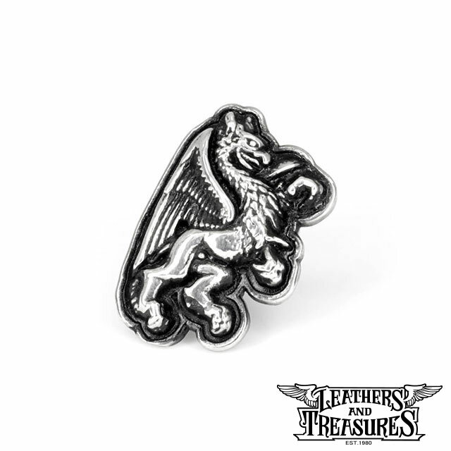 【ブラックフライデー★ポイント3倍】[公式] Leathers and Treasures レザーズアンドトレジャーズ 【現品のみ】グリフィンピアス レザトレ ict