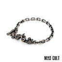 マッドカルト ワンイーグルクロウブレスレット w/ゴールドメルティング&ラスティーカスタム No.02 メンズ レディース アクセサリー ジュエリー MAD CULT