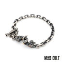 マッドカルト ワンイーグルクロウブレスレット w/ゴールドメルティング&ラスティーカスタム No.03 メンズ レディース アクセサリー ジュエリー MAD CULT