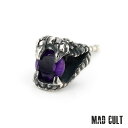 マッドカルト ドラッグドスネークスタッドピアス w/アメシスト メンズ アクセサリー ジュエリー MAD CULT