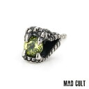 マッドカルト ドラッグドスネークスタッドピアス w/ペリドット メンズ アクセサリー ジュエリー MAD CULT