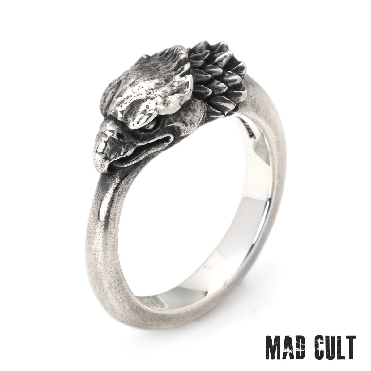 乐天商城 - マッドカルト イーグルヘッドリング ナロー メンズ アクセサリー ジュエリー MAD CULT